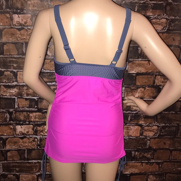 Free Country tankini double straps molded cups - Picture 2 of 7